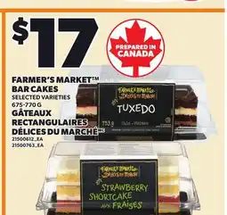 Independent City Market FARMER'S MARKET BAR CAKES offer