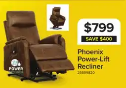 Leon's Phoenix Power Lift Recliner Chair - Brown offer
