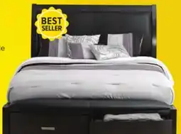 Leon's Cinema 3-Piece Queen Storage Bed - Charcoal offer