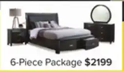 Leon's Cinema 6-Piece Queen Storage Bedroom Package - Charcoal offer