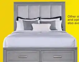 Leon's Silverstone 3-Piece Queen Storage Bed - Mist Grey offer