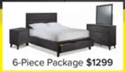 Leon's Miller 6-Piece King Panel Bedroom Package - Grey offer