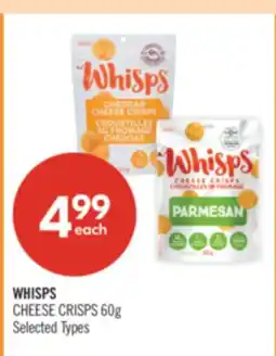 Shoppers Drug Mart WHISPS CHEESE CRISPS offer