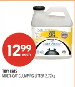 Shoppers Drug Mart TIDY CATS MULTI-CAT CLUMPING LITTER offer
