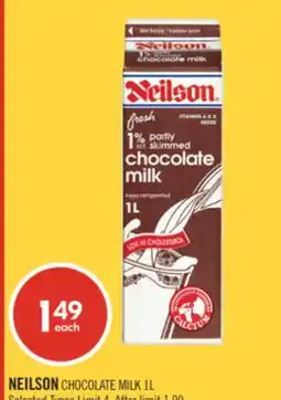 Shoppers Drug Mart NEILSON CHOCOLATE MILK offer
