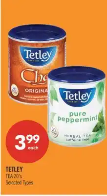 Shoppers Drug Mart TETLEY TEA offer