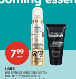 Shoppers Drug Mart L'ORÉAL HAIR EXPERTISE MASKS, TREATMENTS or MEN EXPERT STYLING PRODUCTS offer