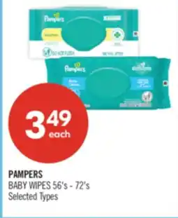 Shoppers Drug Mart PAMPERS BABY WIPES offer