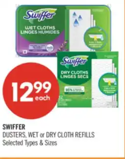 Shoppers Drug Mart SWIFFER DUSTER WET or DRY CLOTH REFILLS offer