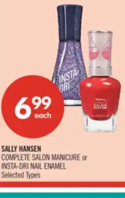 Shoppers Drug Mart SALLY HANSEN COMPLETE SALON MANICURE or INSTA-DRI NAIL ENAMEL offer
