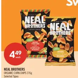 Shoppers Drug Mart NEAL BROTHERS ORGANIC CORN CHIPS offer
