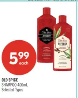 Shoppers Drug Mart OLD SPICE SHAMPOO offer