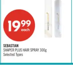 Shoppers Drug Mart SEBASTIAN SHAPER PLUS HAIR SPRAY offer