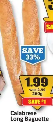 Starsky Calabrese Long Baguette offer