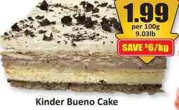 Starsky Kinder Bueno Cake offer