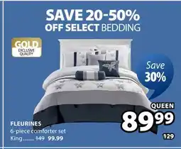 JYSK Fleurines 6-piece comforter set offer