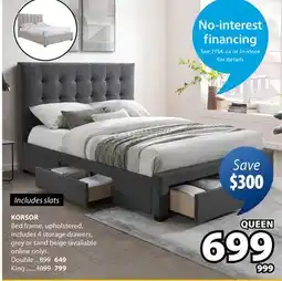 JYSK Korsor Bed frame offer