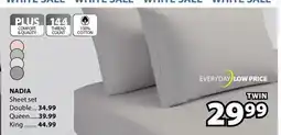 JYSK NADIA Sheet set offer