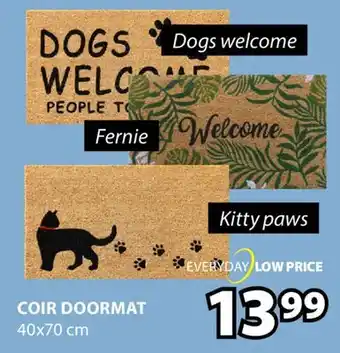 JYSK Coir Doormat offer