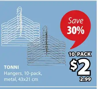 JYSK Tonni Hangers offer