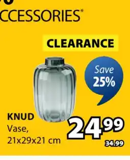 JYSK Knud Vase offer