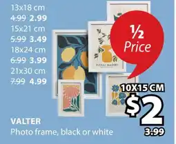 JYSK VALTER Photo frame offer