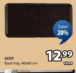 JYSK SCOT Boot tray offer