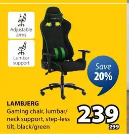 JYSK Lambjerg Gaming chair offer