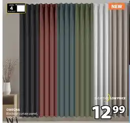 JYSK Omegna Blackout curtain panel offer