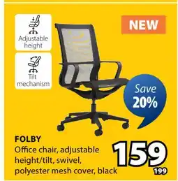 JYSK Folby Office chair offer