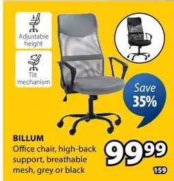 JYSK Billum Office chair offer