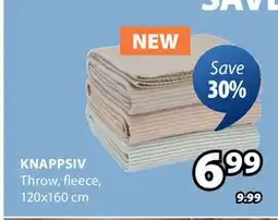 JYSK Knappsiv Throw offer