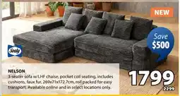 JYSK Nelson 3-seater sofa offer
