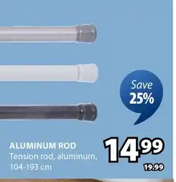 JYSK Aluminum Rod Tension rod offer
