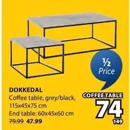 JYSK Dokkedal Coffee table offer