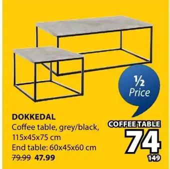 JYSK Dokkedal Coffee table offer