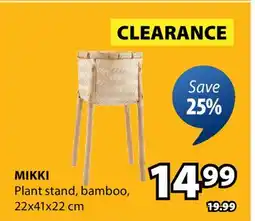 JYSK Mikki Plant stand offer