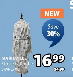 JYSK Marieville Fleece bathrobe offer