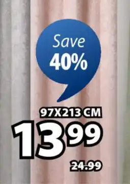 JYSK Astrid Room darkening curtain offer