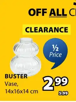 JYSK BUSTER Vase offer