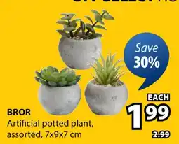 JYSK BROR Artificial potted plant offer