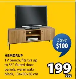 JYSK Hemdrup TV bench offer