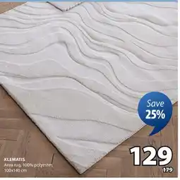 JYSK KLEMATIS Area rug offer