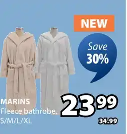 JYSK Marins Fleece bathrobe offer