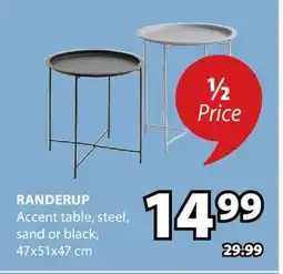 JYSK RANDERUP Accent table offer