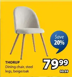 JYSK Thorup Dining chair offer