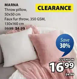 JYSK Marna Throw pillow offer