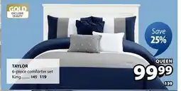 JYSK Taylor 6-piece comforter set offer