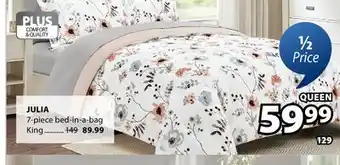 JYSK Julia 7-piece bed-in-a-bag offer