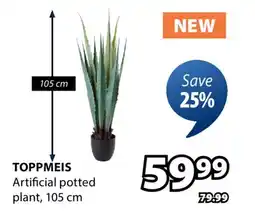 JYSK Toppmeis Artificial potted plant offer